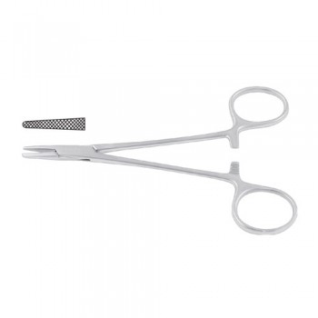 Halsey Needle Holder Serrated Jaws Stainless Steel, 13.5 cm - 5 1/4"